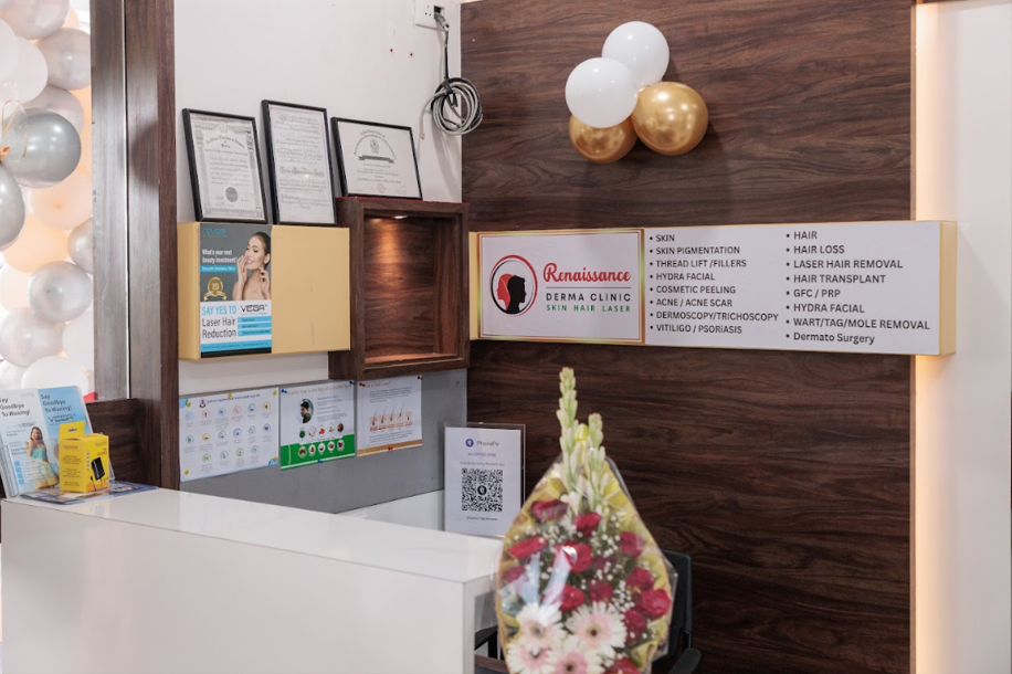 Renaissance Derma Clinic interior Wakad Pune